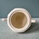 Vintage sugar bowl in half Badonviller porcelain