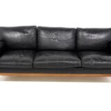 Canapé scandinave "Åland" en cuir, Möbel-Ikéa, Suède, 1960