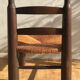 Wooden chair and straw 1950