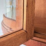 Elegant Art Deco-style hanging display cabinet