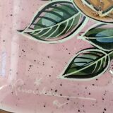 Set of 10 vintage enameled earthenware plates Renouveau Cagnes sur Mer