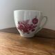 Superb Singer Limoges pink floral porcelain cup