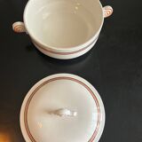 2 modernist covered dishes