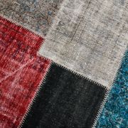 7x10 distressed multciolor vintage rug 301x220cm