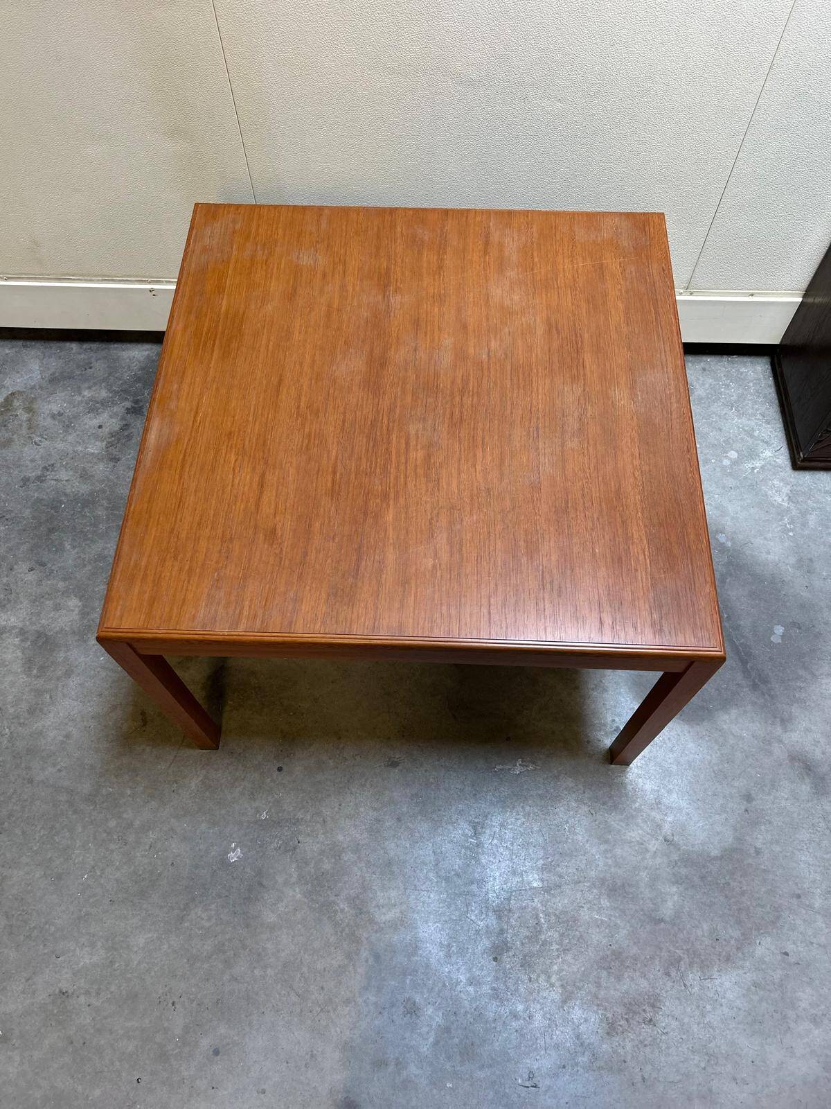 Square high table signed Louis Cane