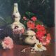 Still life oil on canvas XX ieme