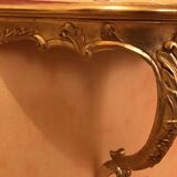 Gold leaf console