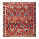 Rare Antique Kilims Rust Handwoven Tribal Kilim Rug Wool Şarkışla Rug