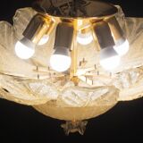 Dubai, Murano Glass Gold Flush Mount, 1970s