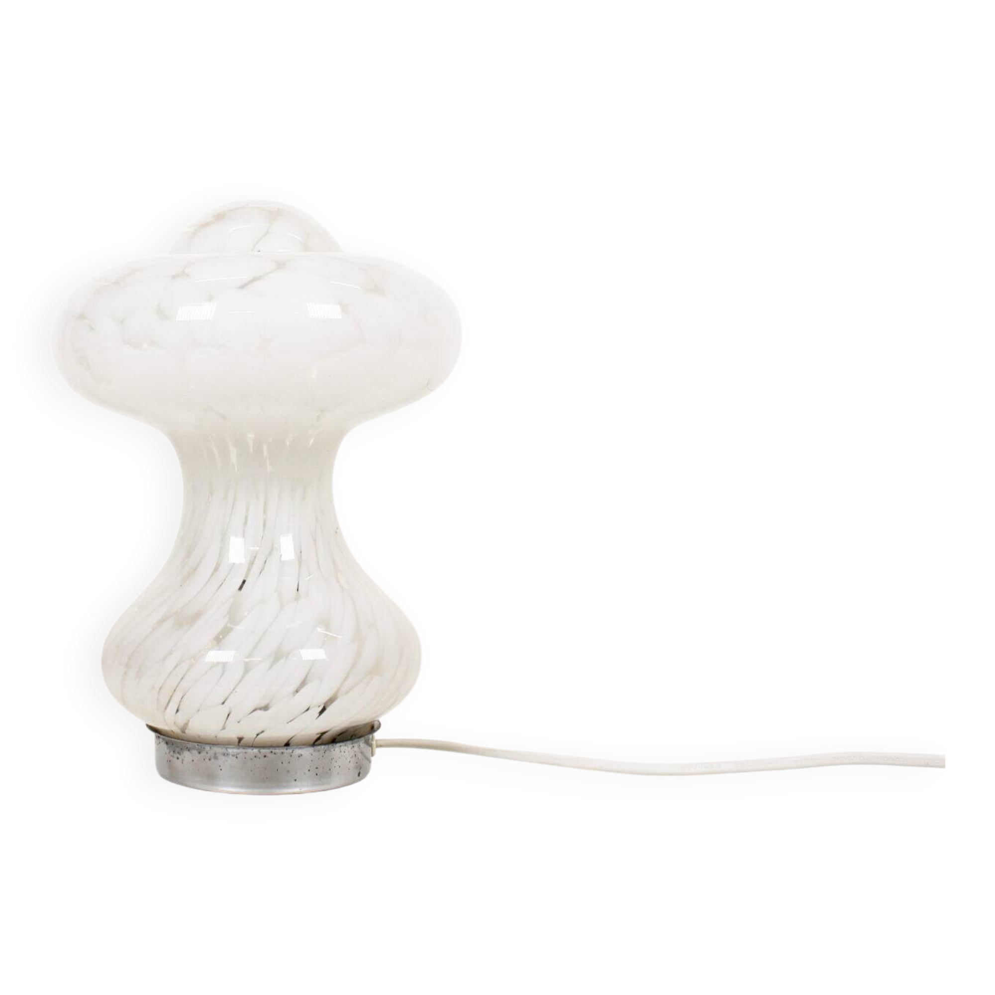 Vintage 'Mushroom' Murano glass table lamp by Mazzega