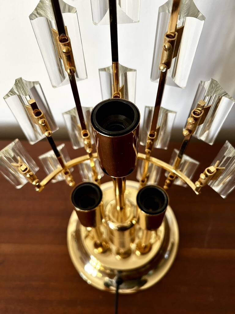 Lampe Oscar Torlasco pour Stilkronen, Murano Italie 1970