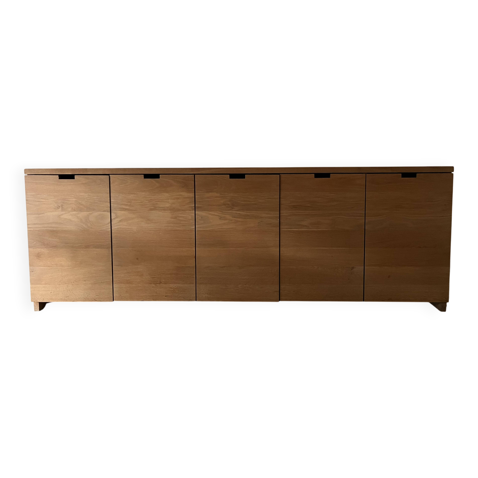 Solid oak ethnicraft sideboard