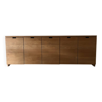 Solid oak ethnicraft sideboard