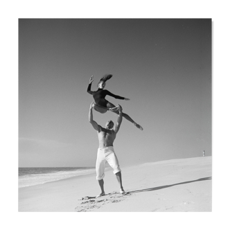 Silver photo black and white baryta paper ilford 310g 1910 50x50cm PINUP Recent print