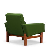 Green AP34/1T armcchair by Hans J. Wegner for A.P. Stolen, 1960s