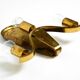 Large heavy Mid Century brass wall light from a German church