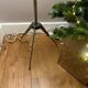 Lampadaire noir tripode vintage
