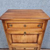 Secretary desk Louis XVI style in cherry tree circa 1950-1960