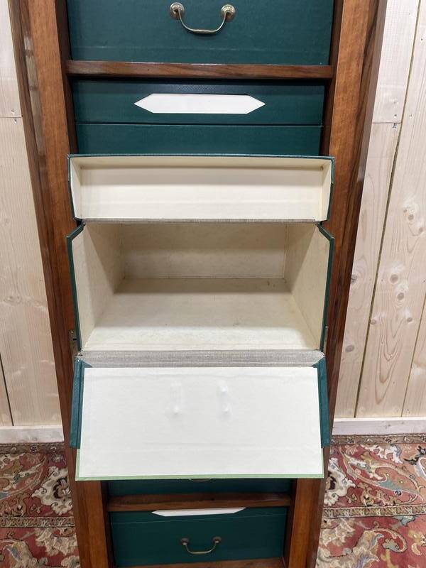 Cartonnier en noyer époque Louis Philippe restauré