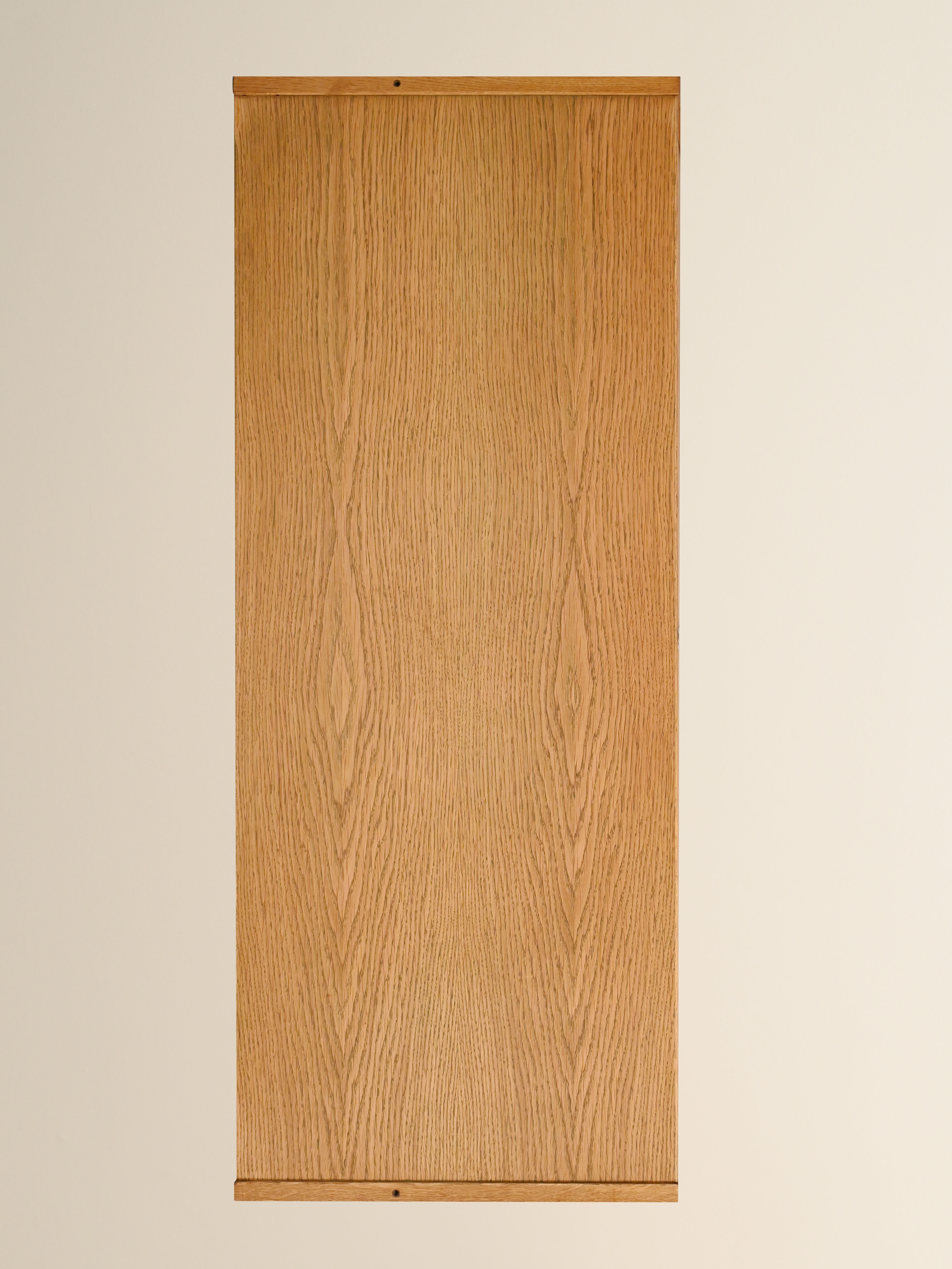 Oak sideboard with retractable doors