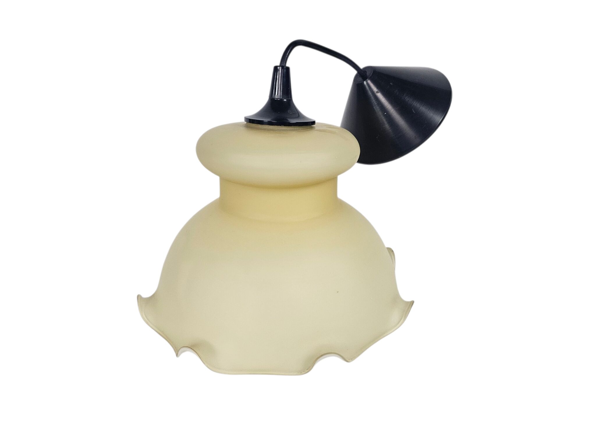 Art Deco style - opaline - goblet lamp - Italy - 1960s