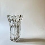 Large cut crystal vase