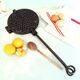 Heavy Antique Waffle Pan. Cast Iron Waffle Maker.
