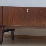 Vintage Scandinavian low sideboard