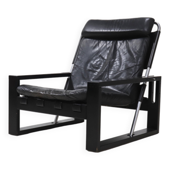 Fauteuil de salon réglable brutaliste par Sonja Wasseur années 1970