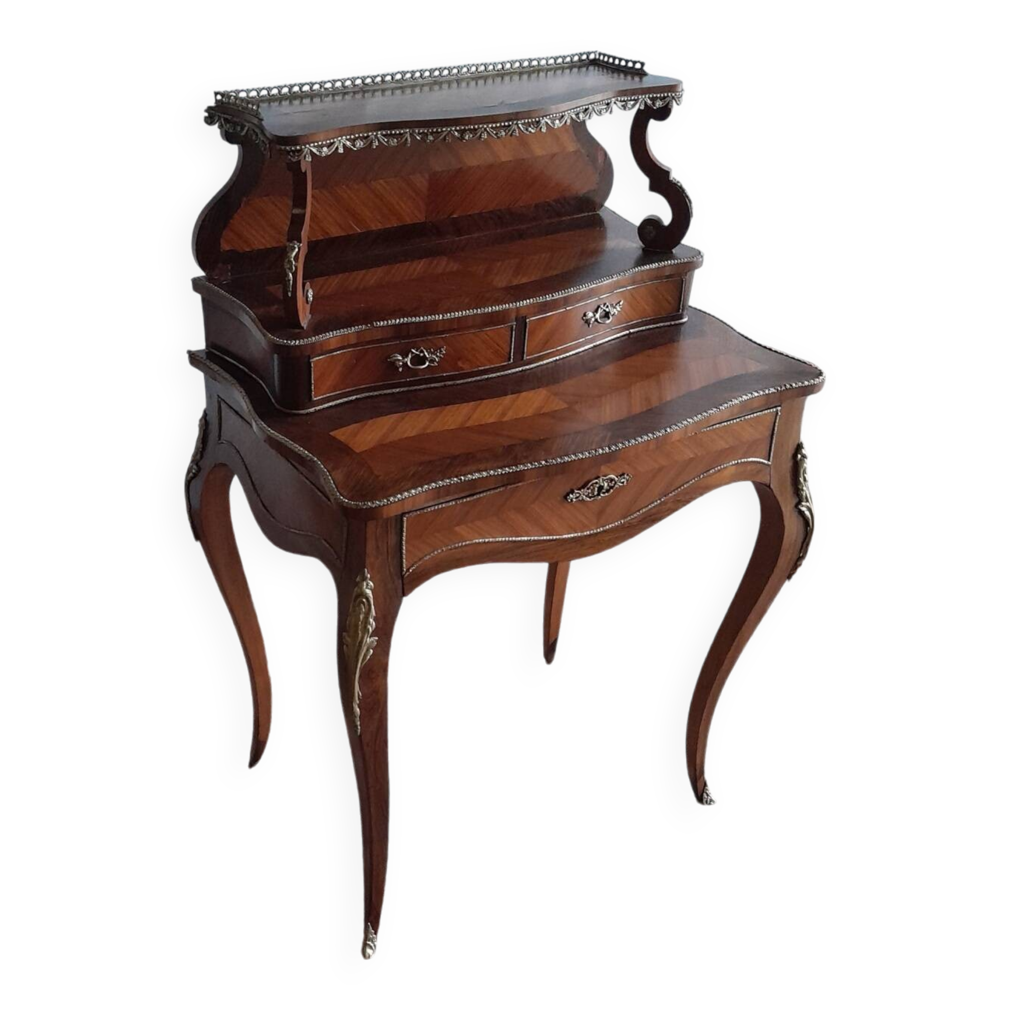 Louis XV Style Stepped Lady's Desk - 19th Century