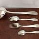Housewife of silver metal cutlery orbrille art deco