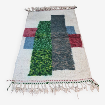 Handmade wool Berber rug 150 X 100 CM