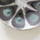 Empty ceramic pocket cup signed Suz