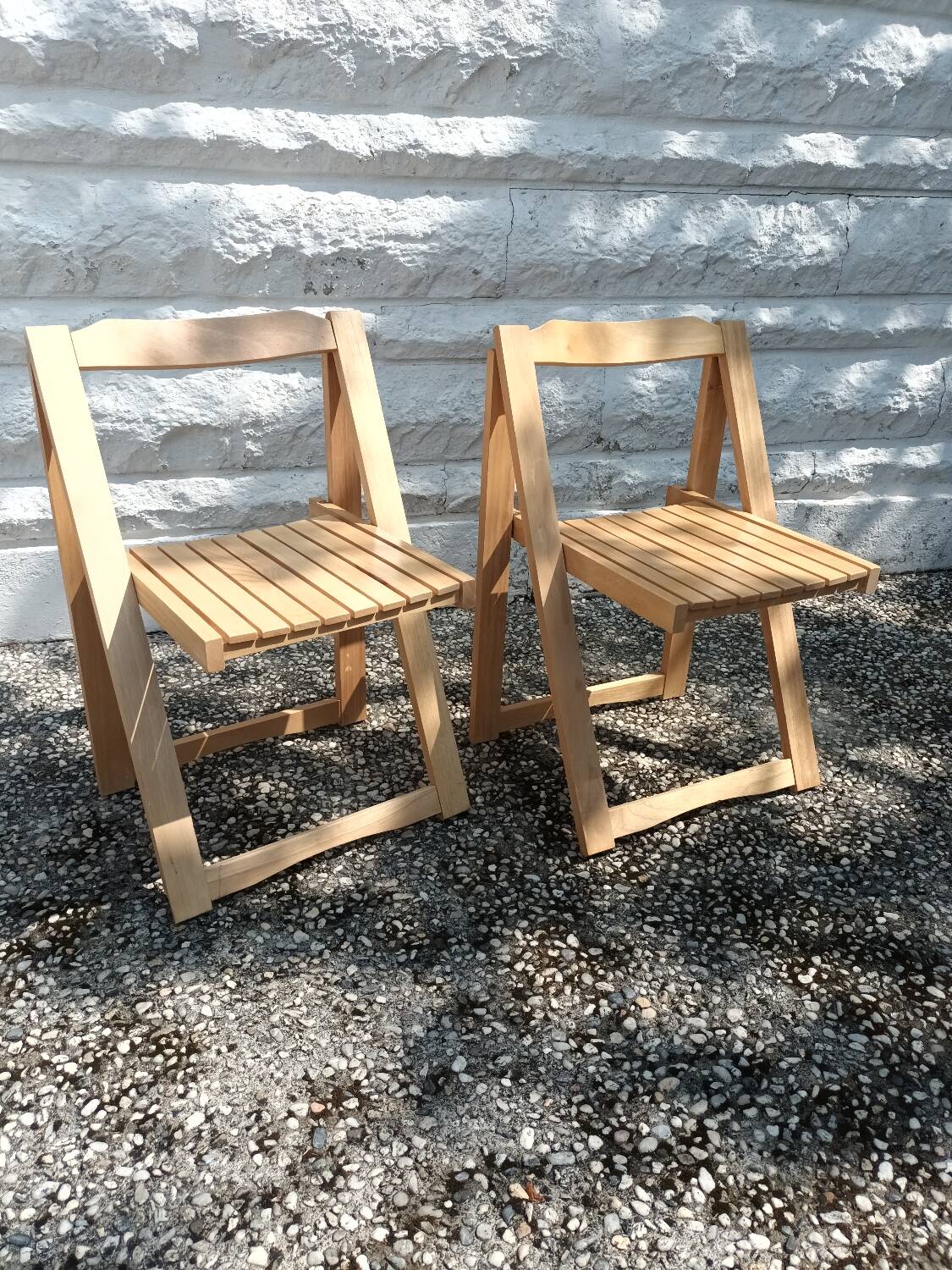 Vintage folding chairs