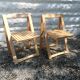 Chaises pliantes vintage
