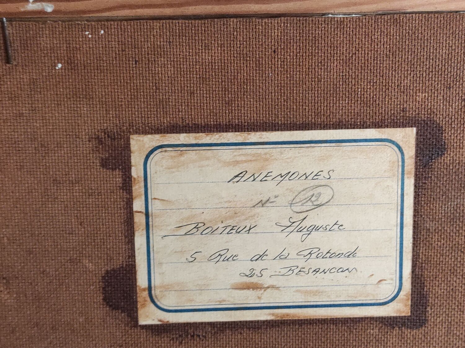 Painting Anemones Auguste Boiteux