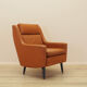 Orange armchair, Danish design, 1970s, made in Denmark