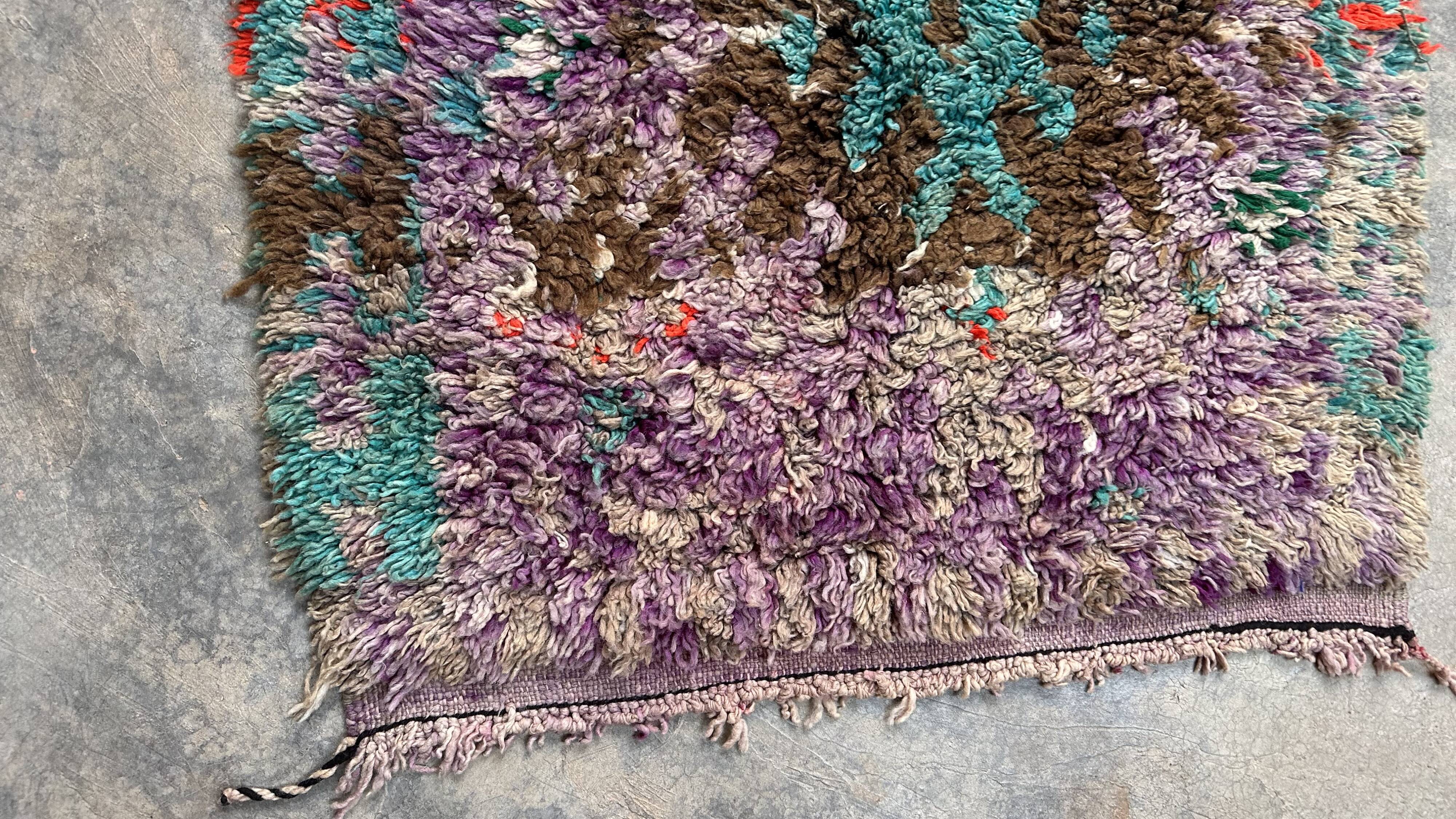 Colorful Moroccan rug Talsint - 152 x 86 cm