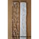 Transparent and hammered strips “listelli ” murano glass chandelier