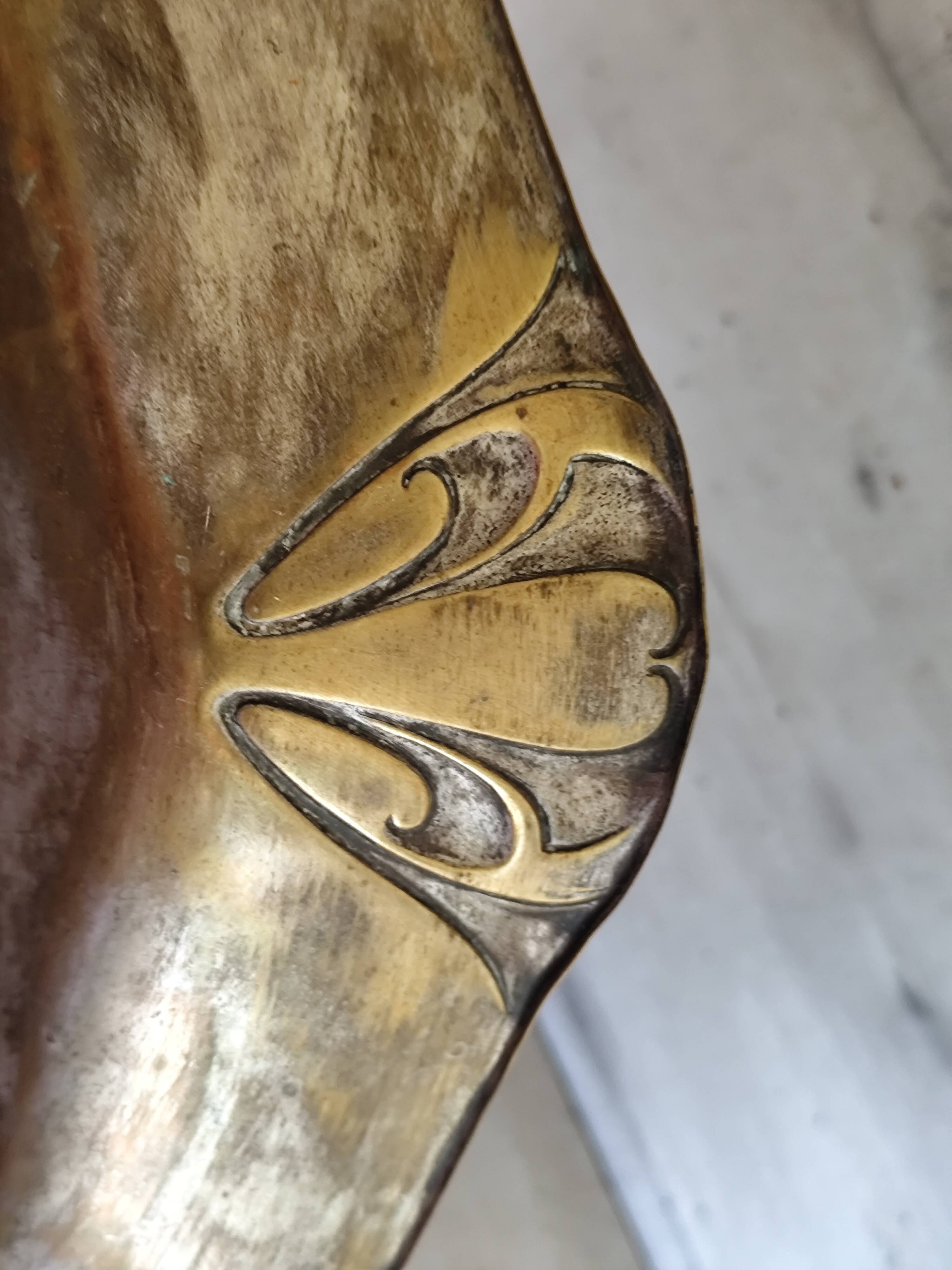 Art Nouveau bread basket