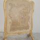 Pare-feu écran de cheminée style Louis xv en bois doré 19ème tapisserie