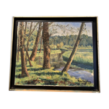 Oil on canvas signed A. de Chanteloup