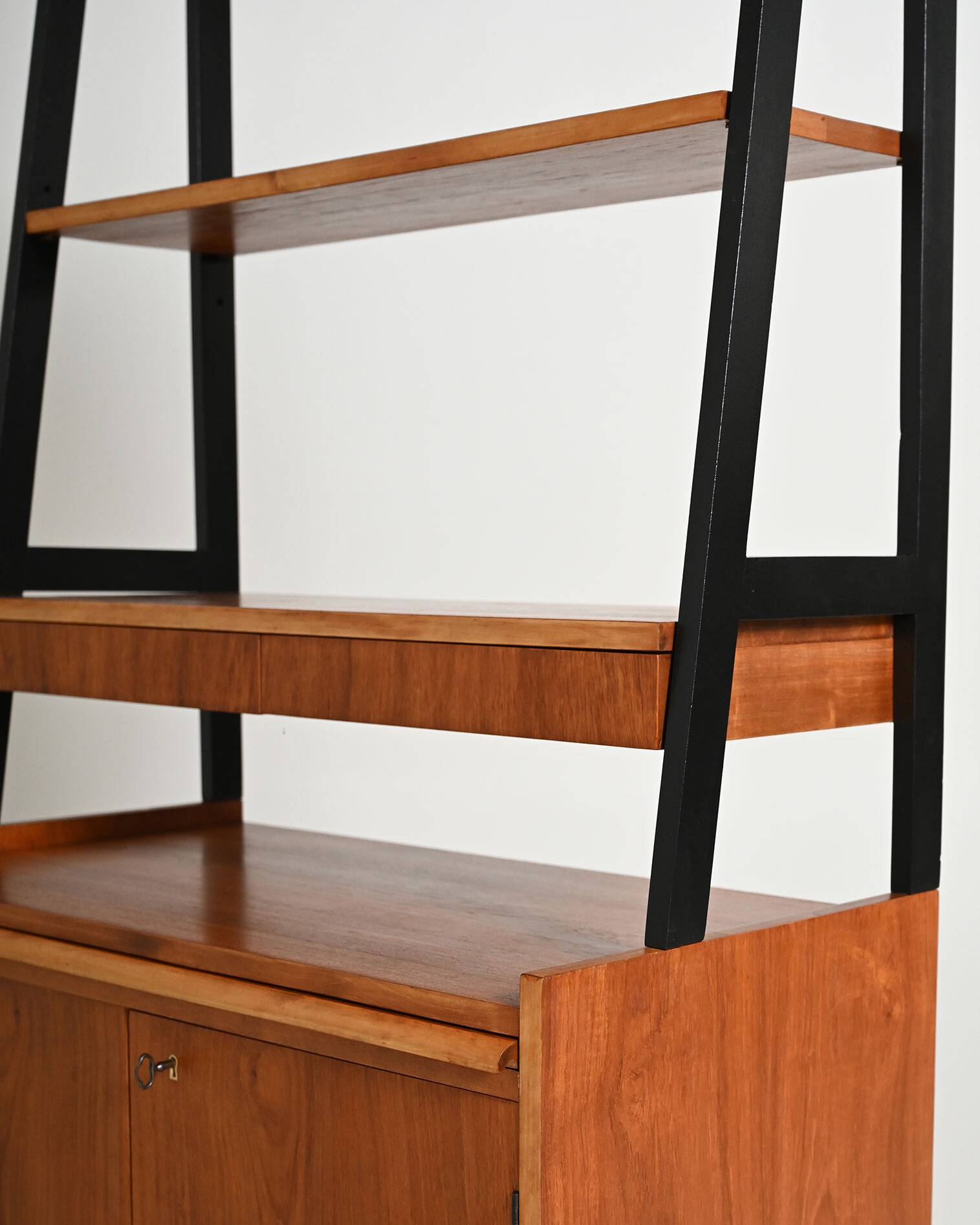 Scandinavian teak bookcase, 1960s