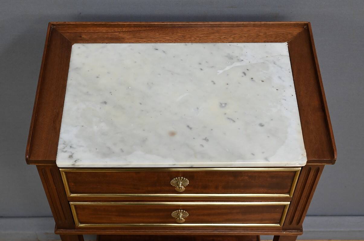 Small Mahogany Coffee Table, Louis XVI Style – Mid-20th Century