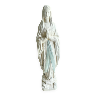 Statue vierge en plâtre 25 cm