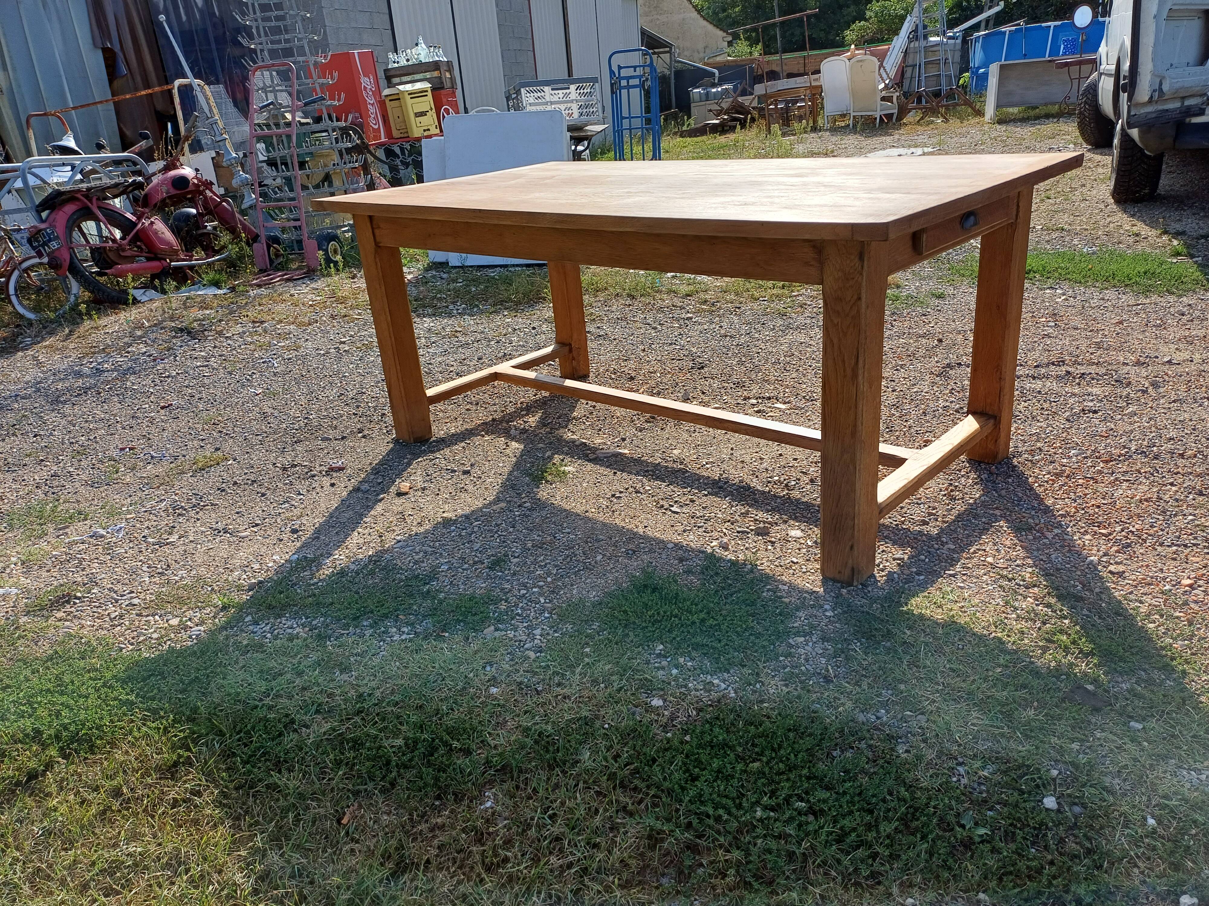 Oak farm table