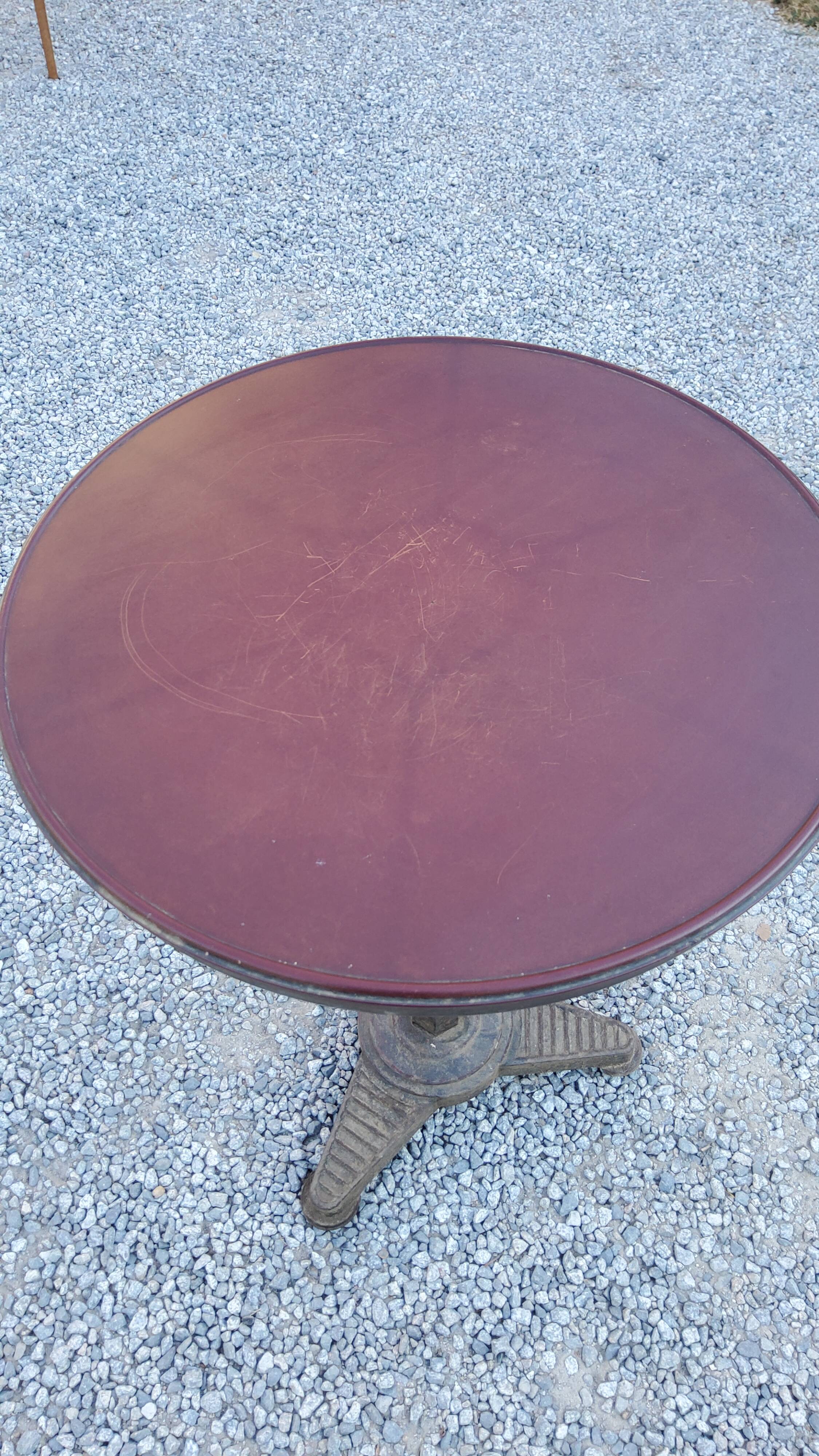 Thonet bistro pedestal table from the 30