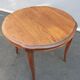 Vintage coffee table style Louis XV Oak h52