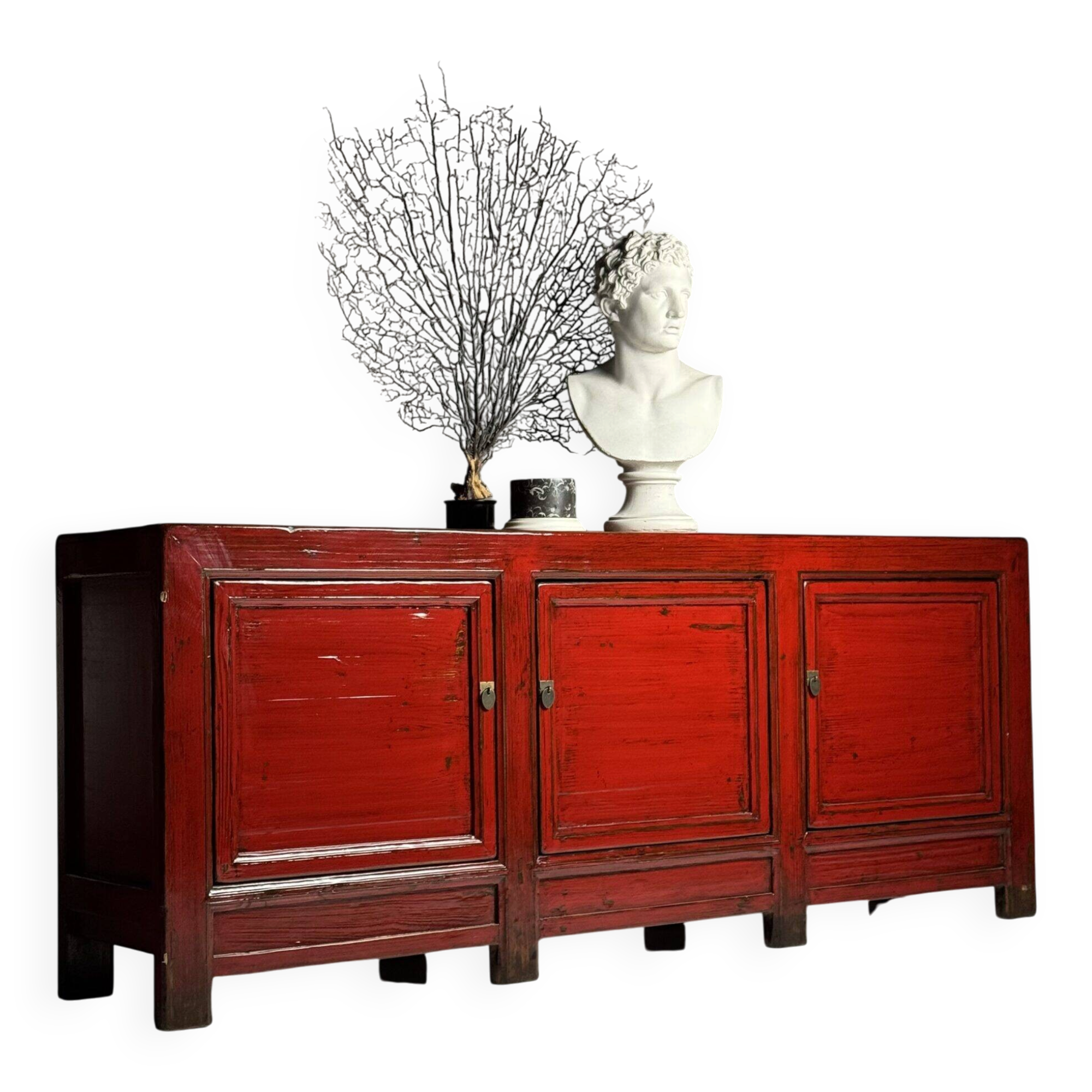 Chinese sideboard red