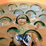 Table lamp murano 1970 green